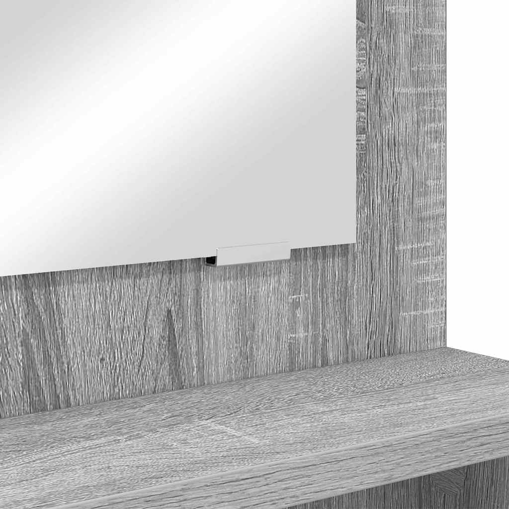 Τραπέζια Ντυσίματος Κρεβατοκάμαρας με συρτάρι Γκρίζο Σονομα - Image 11