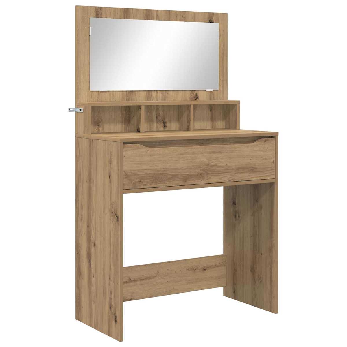 Soveværelsessminkeborde 80 x 39,6 x 135 cm - Billede 2