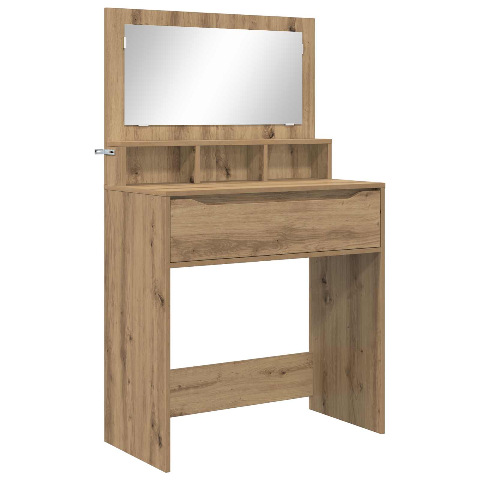 vidaXL Schlafzimmer-Frisiertische Artisan-Eiche 80 x 39,6 x 135 cm – Bild 2