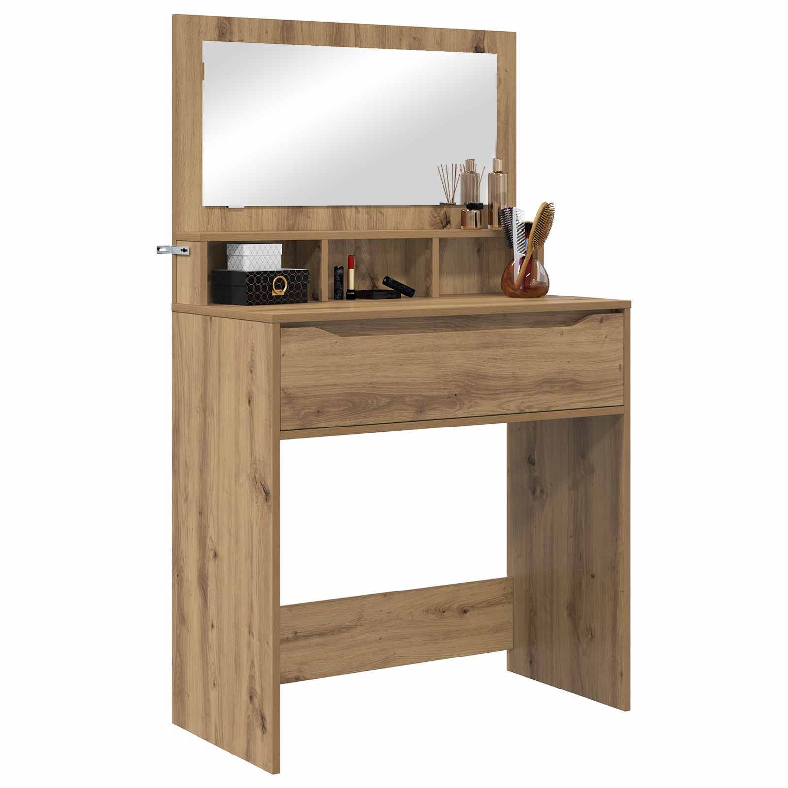 vidaXL Schlafzimmer-Frisiertische Artisan-Eiche 80 x 39,6 x 135 cm – Bild 3