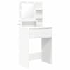 vidaXL Magamistoa meikimislaudade Valge 60 x 39,5 x 135 cm Tehispuit