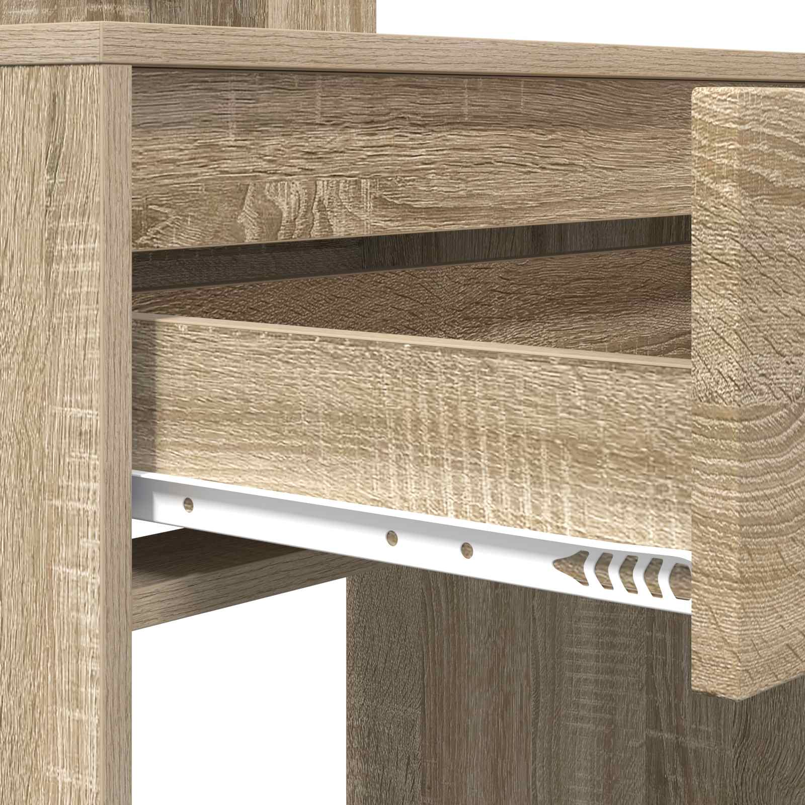Magamistoa meikimislaudade Sonoma tamm 80 x 39,6 x 135 cm 9 Kõik vajalik sinu aeda ja koju! Magamistoa meikimislaudade Sonoma tamm 80 x 39,6 x 135 cm - Image 9