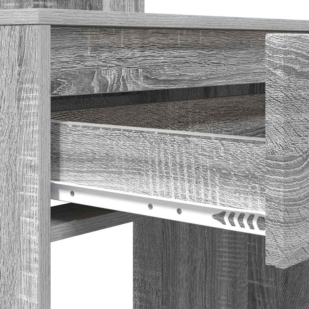 Τραπέζια Ντυσίματος Κρεβατοκάμαρας με συρτάρι Γκρίζο Σονομα - Image 9