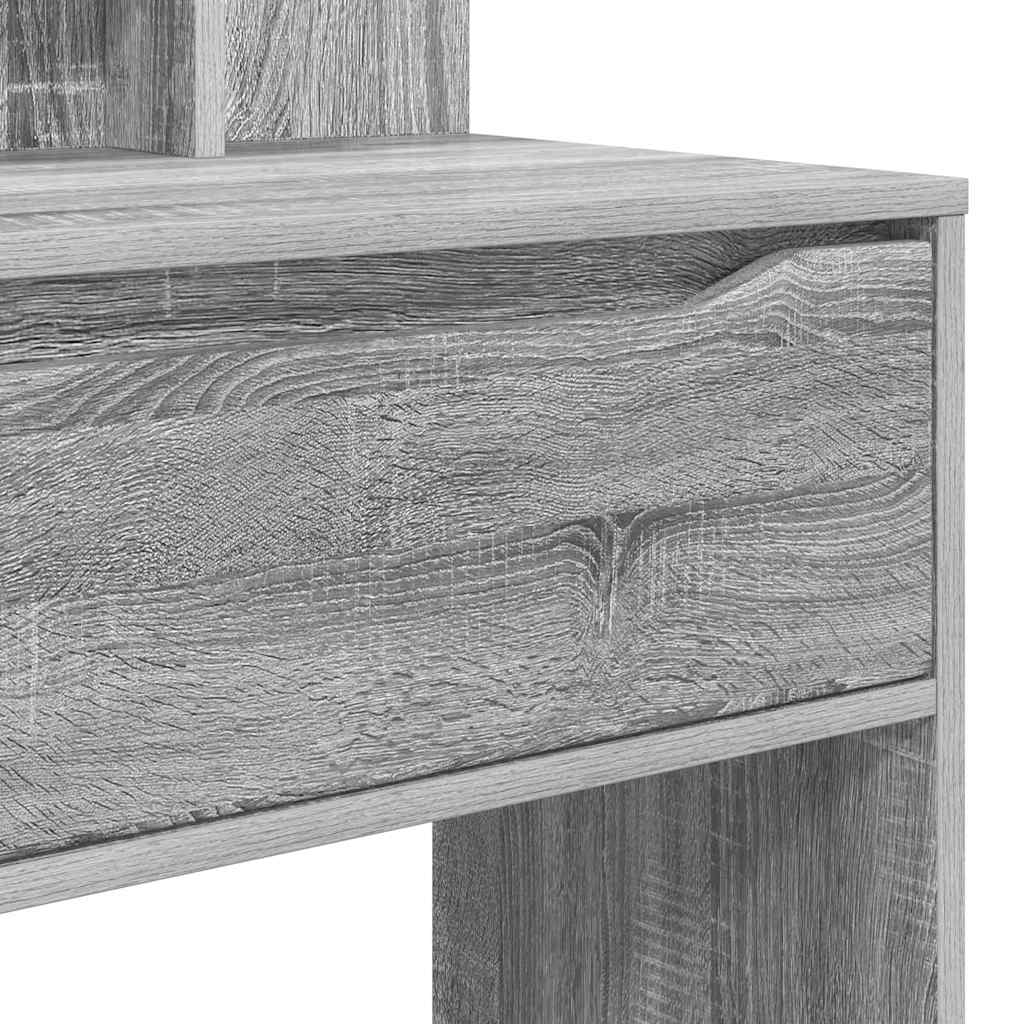 Τραπέζια Ντυσίματος Κρεβατοκάμαρας με συρτάρι Γκρίζο Σονομα - Image 10