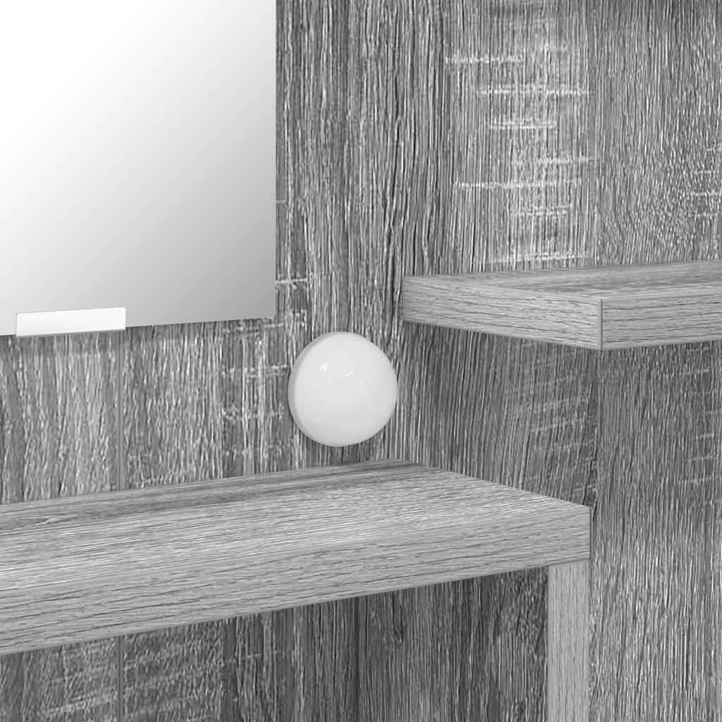 Τραπέζια Ντυσίματος Κρεβατοκάμαρας με συρτάρι Γκρίζο Σονομα - Image 11