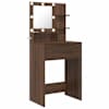 vidaXL Magamistoa meikimislaudade Pruun tamme 80 x 39,6 x 135 cm