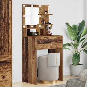 Toaletne mize za spalnice s polico Star les 80 x 39,6 x 135 cm