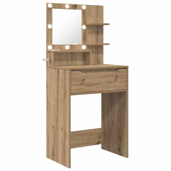 vidaXL Magamistoa meikimislaudade K&auml;sit&ouml;&ouml;puu 80 x 39,6 x 135 cm