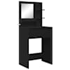 vidaXL Magamistoa meikimislaudade Must 80 x 39,6 x 135 cm Tehispuit