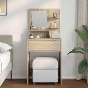 Toaletní stolky do ložnice Sonoma dub 80 x 39,6 x 135 cm - obrázek 4