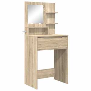 vidaXL Magamistoa meikimislaudade Sonoma tamm 80 x 39,6 x 135 cm