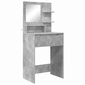 vidaXL Magamistoa meikimislaudade Betoonhall 80 x 39,6 x 135 cm