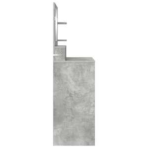 Toaletní stolky do ložnice Betonově šedá 80 x 39,6 x 135 cm - obrázek 7