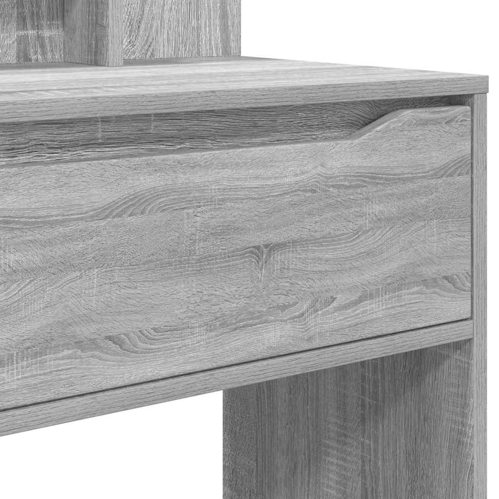 Τραπέζια Ντυσίματος Κρεβατοκάμαρας με συρτάρι Γκρίζο Σονομα - Image 10