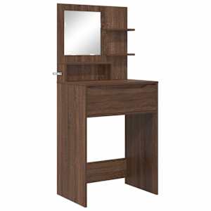 vidaXL Magamistoa meikimislaudade Pruun tamme 80 x 39,6 x 135 cm