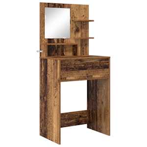 vidaXL Magamistoa meikimislaudade Vana puit 80 x 39,6 x 135 cm