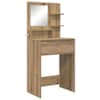vidaXL Magamistoa meikimislaudade Artisan tamm 60 x 39,5 x 135 cm