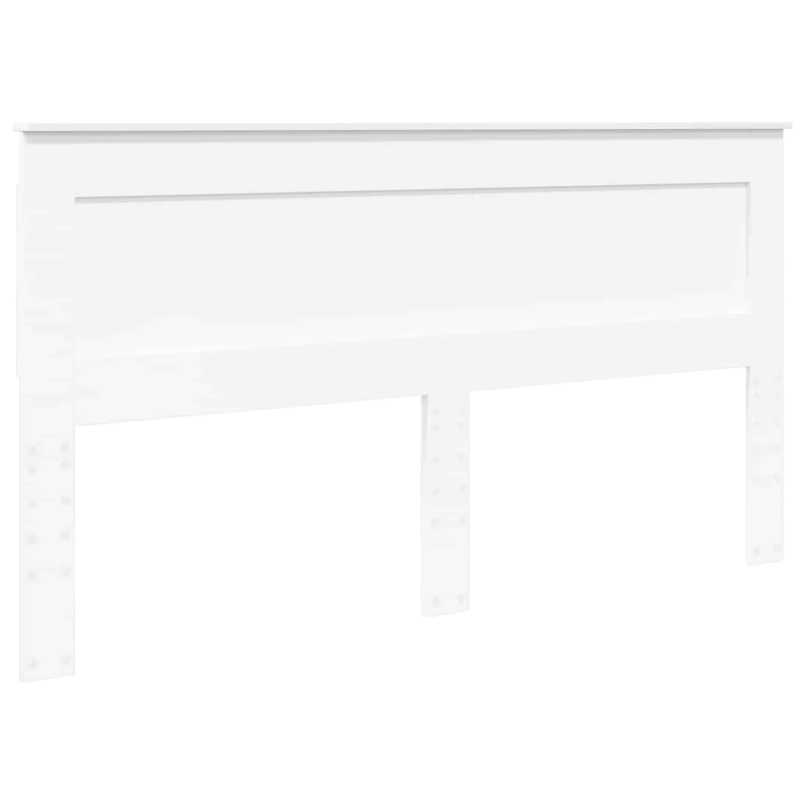 Päätylevy päätyllä Valkoinen 180 cm Tekninen puu - Image 2