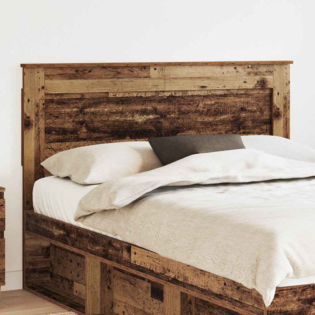 vidaXL Tăblie cap cu headboard Lemn Vechi 150 cm Lemn compozit