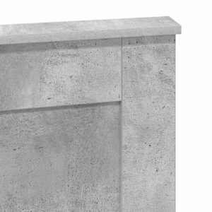Čelo postele s čelo Betonově šedá 140 cm kompozitní dřevo - obrázek 7