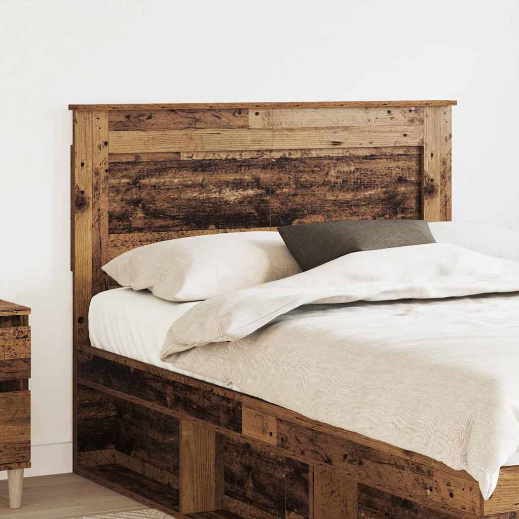 Tăblii de pat - Tăblie cap cu headboard Lemn Vechi 120 cm Lemn compozit