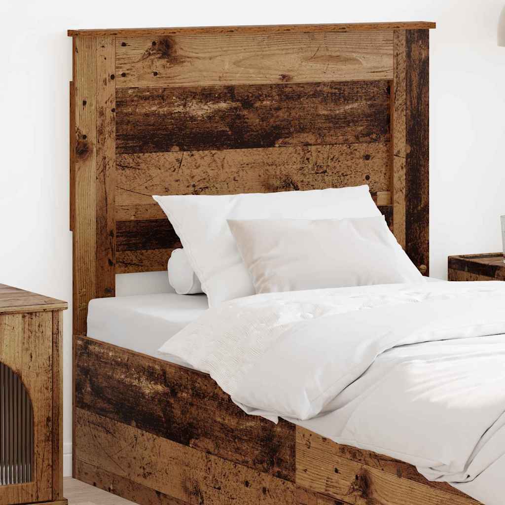Tăblii de pat - Tăblie cap cu headboard Lemn Vechi 90 cm Lemn compozit