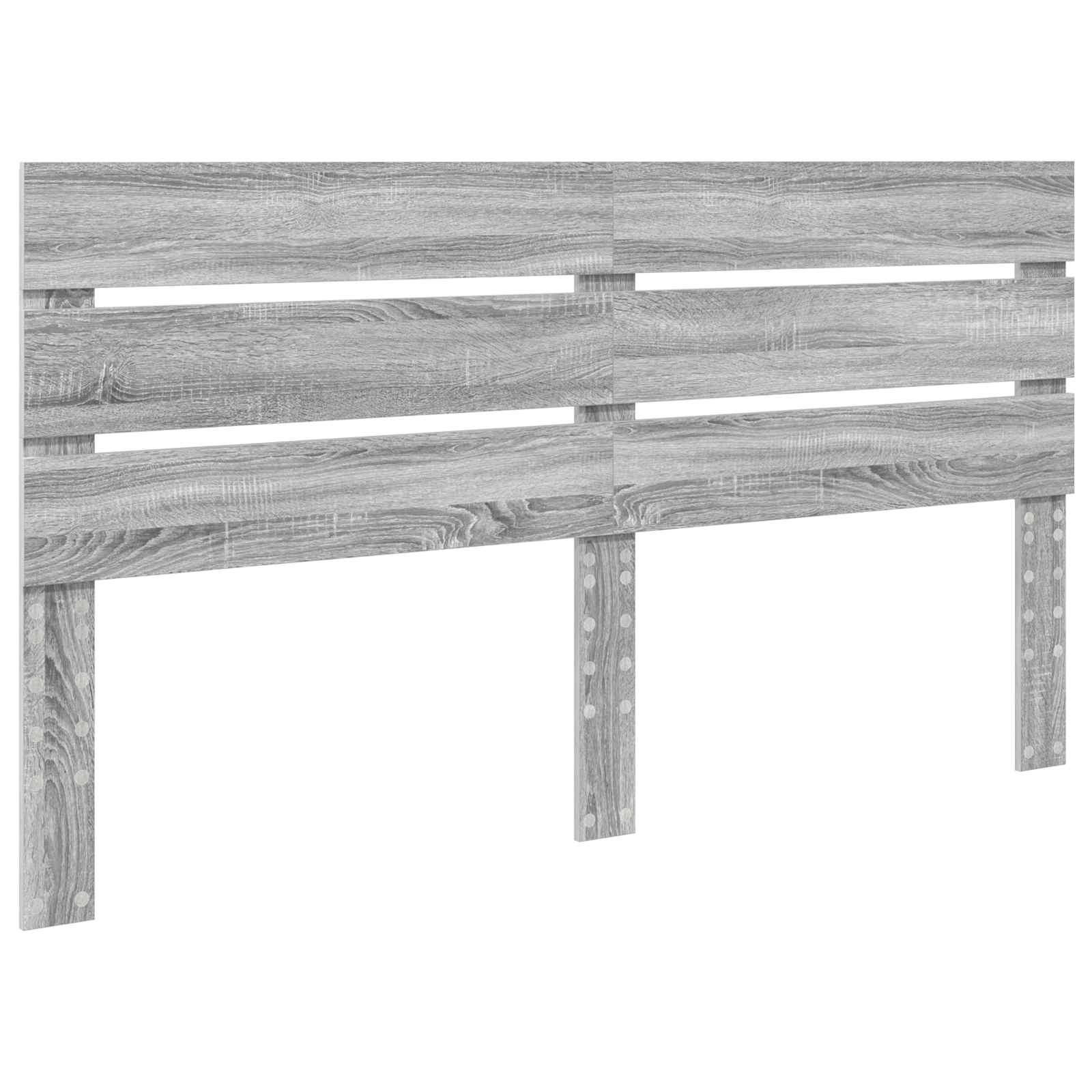 vidaXL Hoofdbord Grijs Sonoma Bewerkt hout, foto 3
