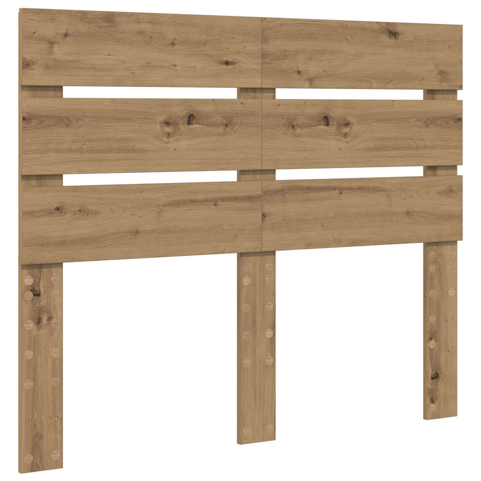 vidaXL Hoofdbord Artisan Eiken Bewerkt hout, foto 3