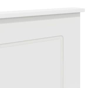 Čelo postele Bílý Dřevěný materiál - obrázek 7