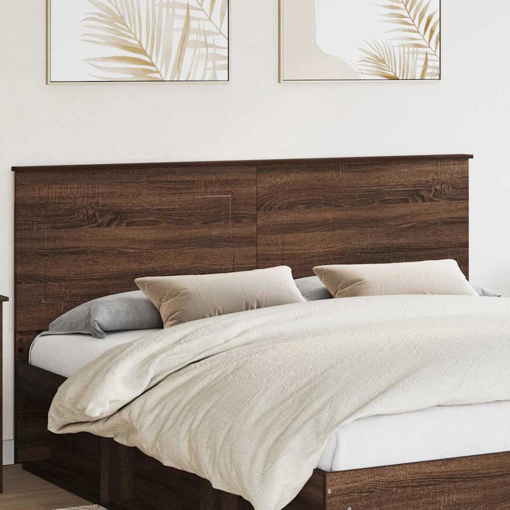 Tăblii de pat - Tăblie cap cu headboard Stejar închis 180 cm Lemn compozit