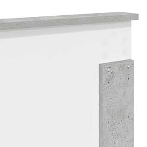 Čelo postele Betonově Šedá 100 cm Dřevěný materiál - obrázek 8