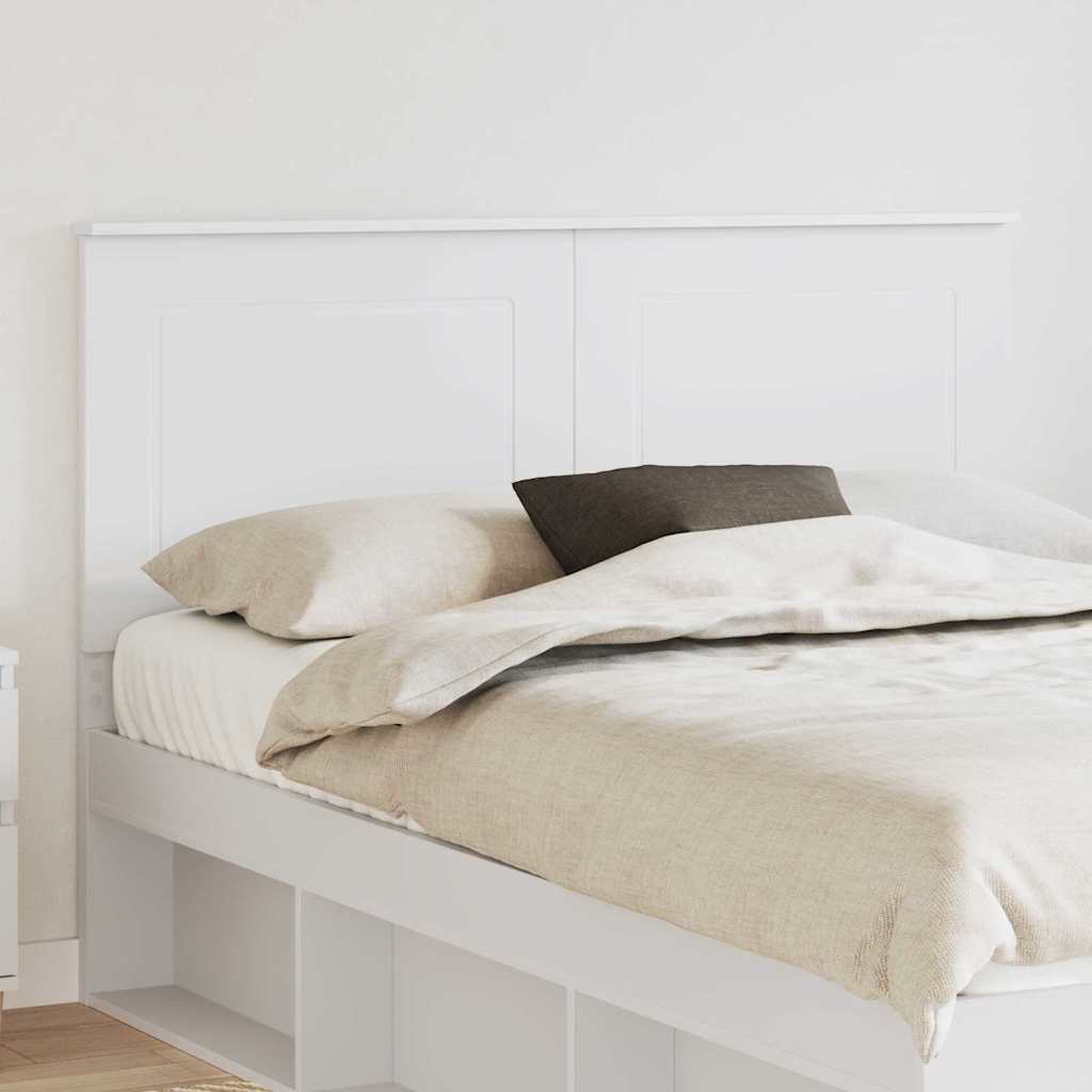 Tăblii de pat - Tăblie cap cu headboard Alb 150 cm Lemn compozit