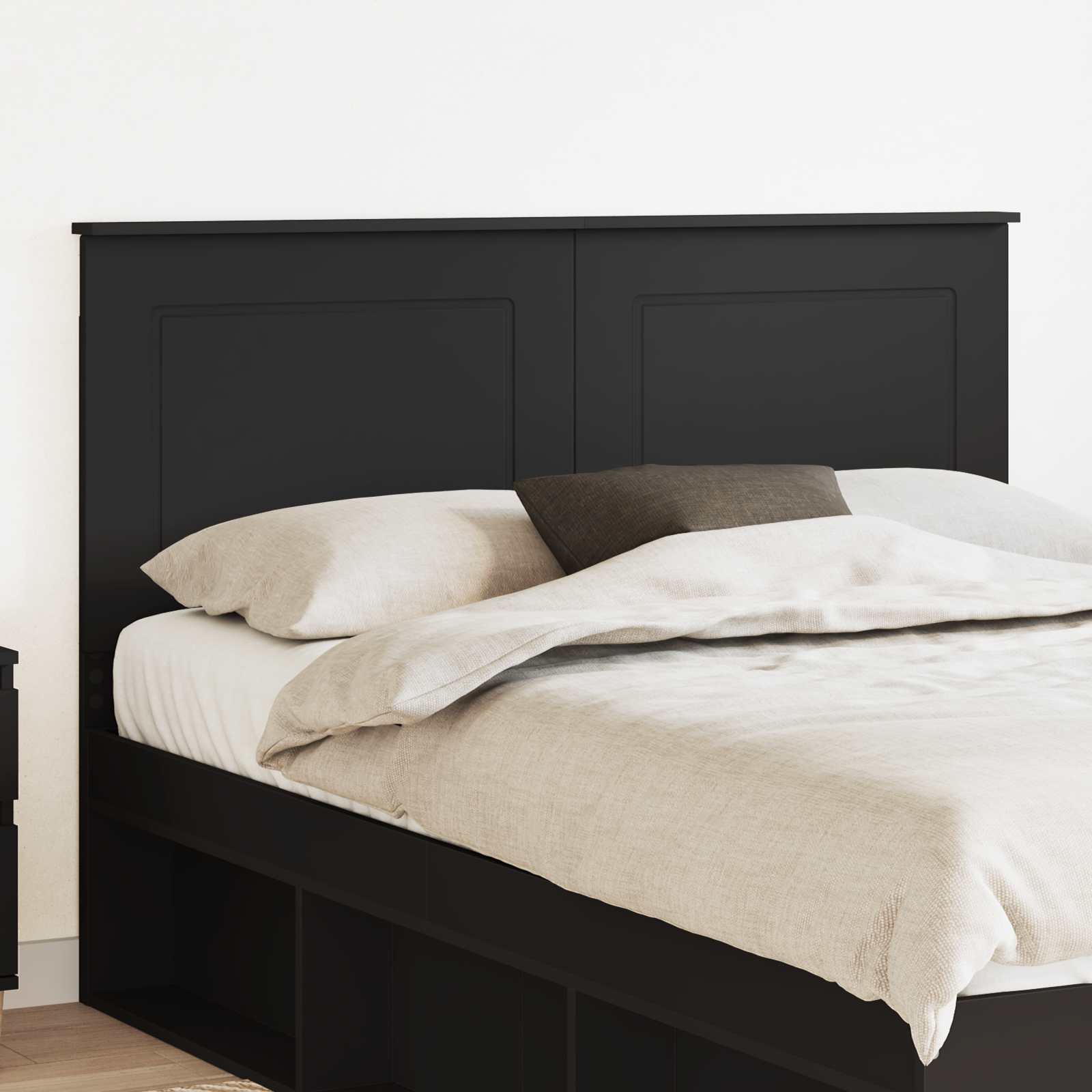vidaXL Tăblie cap Stejar Negru 100 cm Lemn prelucrat