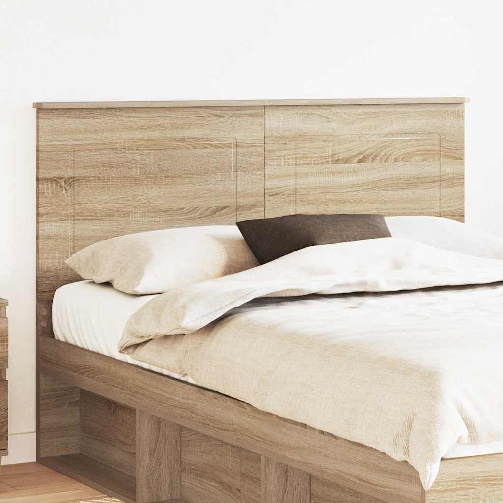 Tăblii de pat - Tăblie cap cu headboard Stejar Sonoma 150 cm Lemn compozit