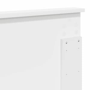 Čelo postele Bílý Dřevěný materiál - obrázek 8