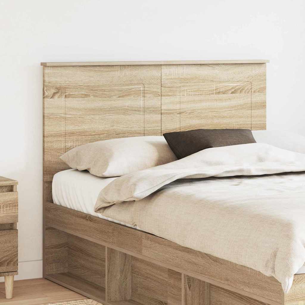 Tăblii de pat - Tăblie cap cu headboard Stejar Sonoma 135 cm Lemn compozit