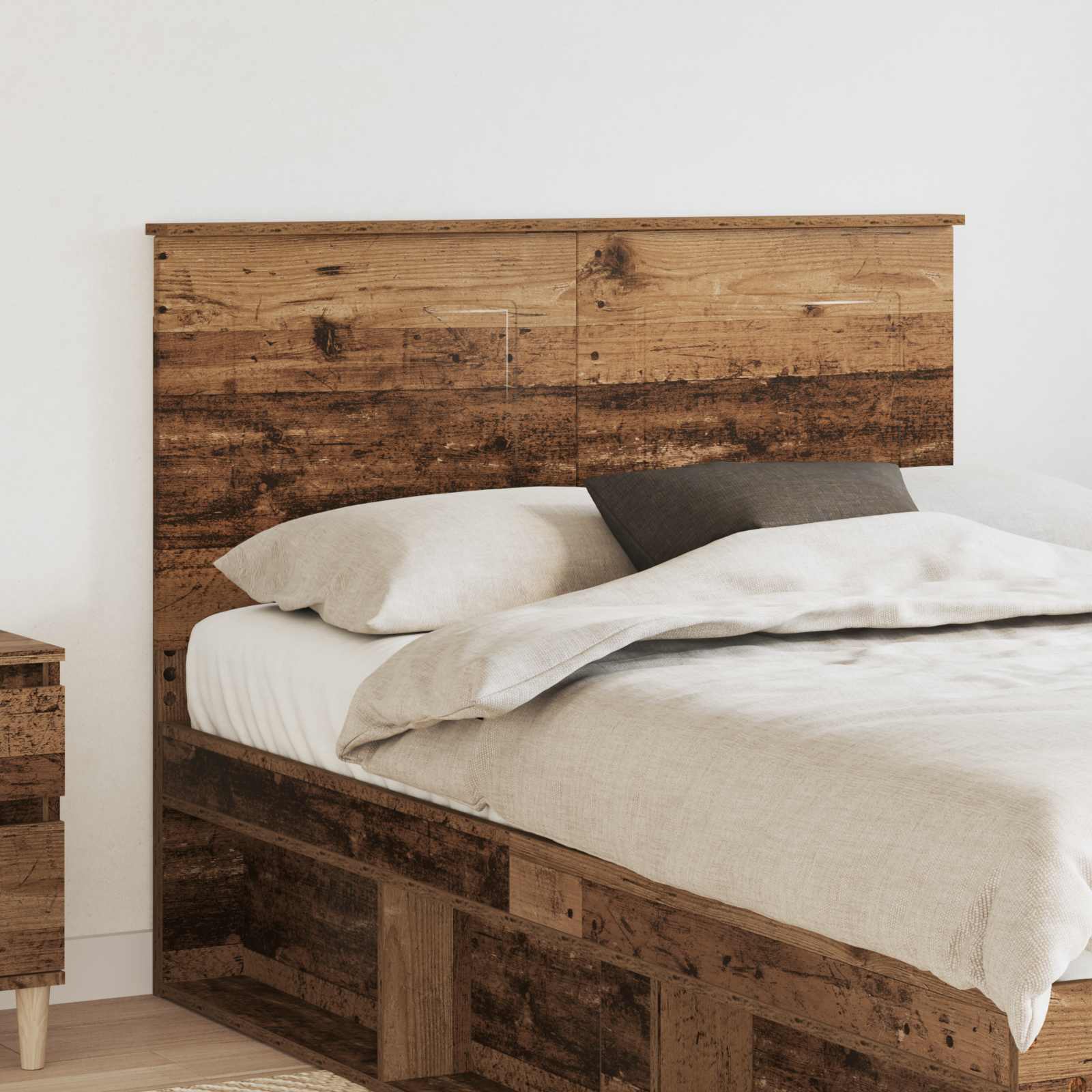 vidaXL Tăblie cap Lemn vechi 138 x 7 x 100 cm Lemn prelucrat