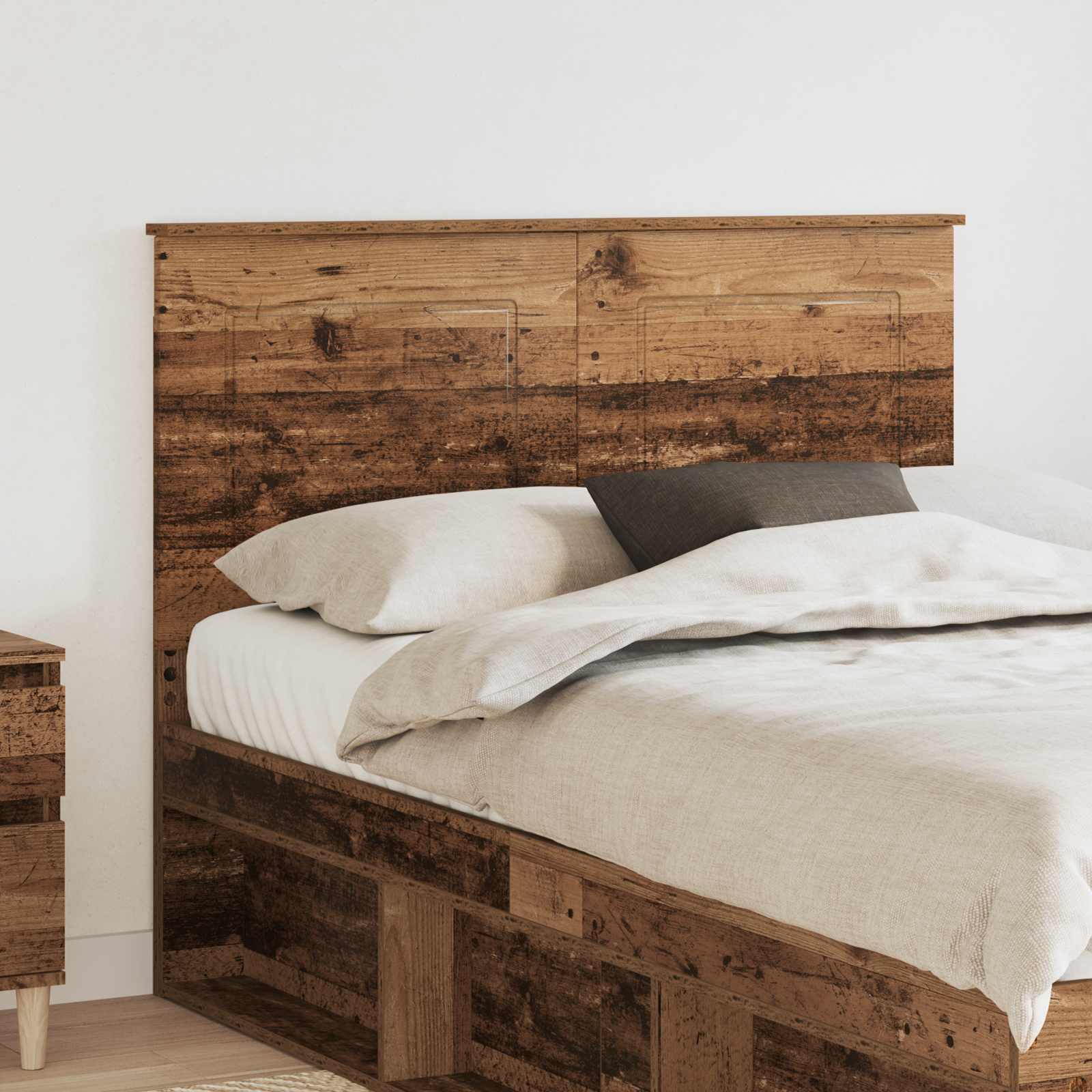 vidaXL Tăblie cap Lemn vechi 138 x 7 x 100 cm Lemn prelucrat