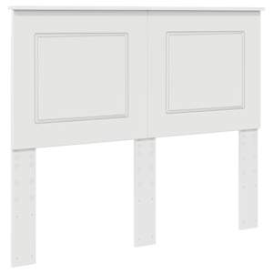 Čelo postele Bílý Dřevěný materiál - obrázek 2