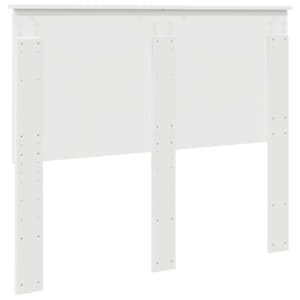 Čelo postele Bílý Dřevěný materiál - obrázek 6