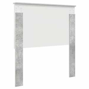 Čelo postele Betonově Šedá Dřevěný materiál - obrázek 6