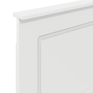 Čelo postele Lesklá Bílá Dřevěný materiál - obrázek 7
