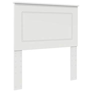 Čelo postele Bílý 100 cm Dřevěný materiál - obrázek 2