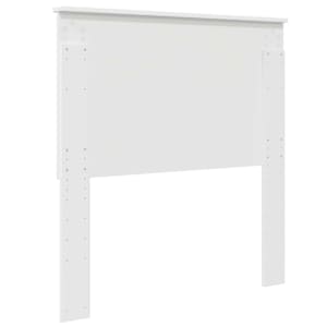 Čelo postele Bílý 100 cm Dřevěný materiál - obrázek 6