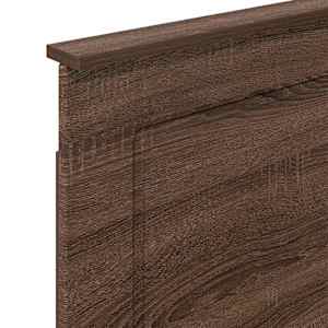 Čelo postele Hnědý dub 100 cm Dřevěný materiál - obrázek 7