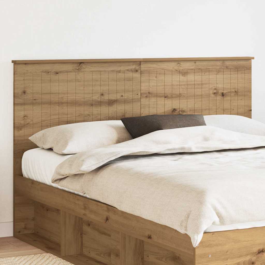 Tăblii de pat - Tăblie cap cu headboard Stejar Artizanal 160 cm Lemn compozit