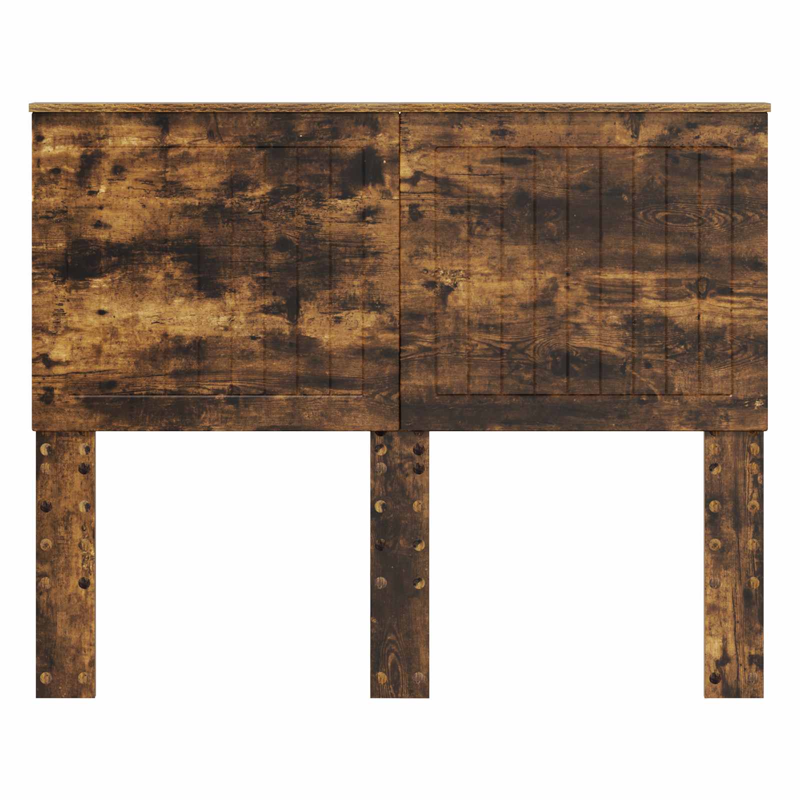 Headboard with headboard smoke oak 120 cm engineered wood