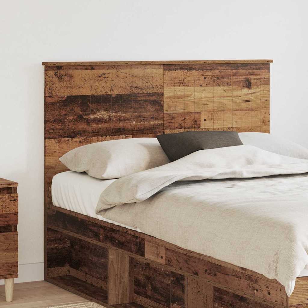 Tăblii de pat - Tăblie cap cu headboard Lemn Vechi 120 cm Lemn compozit