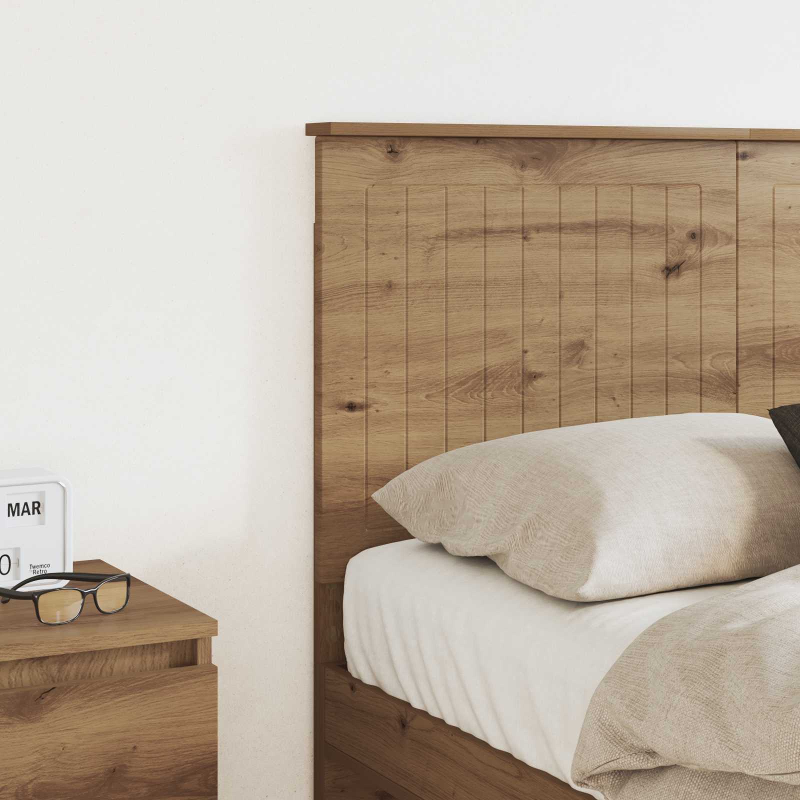 Headboard artisan oak 120 cm engineered wood