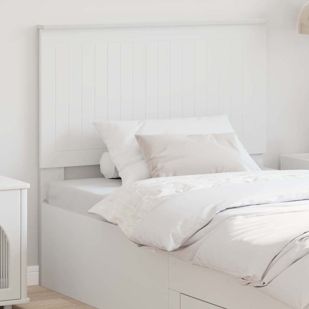 Tăblii de pat - Tăblie cap cu headboard Alb 100 cm Lemn compozit